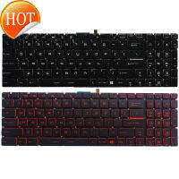 แป้นพิมพ์แล็ปท็อปสหรัฐอเมริกาใหม่สำหรับ GT62VR MSI GT72 GT72S GT72VR GS73VR GT73VR PE60 WS70 PX60 S1N-3EUS215-SA V143422AK1 V143422AS1