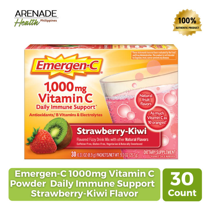 Emergen-C 1000mg Vitamin C Powder With Antioxidants, B Vitamins And ...