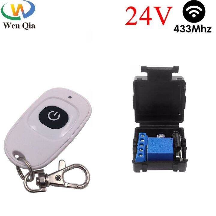 12v-24v-dc-smart-switch-433mhz-wireless-remote-control-relay-1ch-module-rf-transmitter-key-fob-for-diy-electric-lock-led-on-off