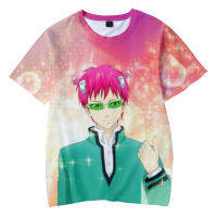 Saiki kukuo ไม่มี Sai-Nan พิมพ์เสื้อยืดผู้ชายผู้หญิงเด็กฮาราจูกุตลก Kawaii ญี่ปุ่น U nisex อะนิเมะฤดูร้อนเครื่องแต่งกาย TEE ท็อปส์