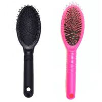 【YF】☃  Womens Hair Extension for Silicone Fusion  Pink/Black Wig Comb