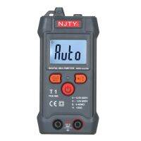 Njty ดิจิตอลมัลติมิเตอร์จอ Lcd ขนาดเท่าฝ่ามือช่วงออโต้ Ncv 4000นับ Rms จริงศิลปะเครื่องทดสอบแบบสากล600V โอห์มเครื่องทดสอบแรงดันไฟฟ้า