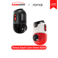 ศูนย์ไทย 70mai Dash Cam กล้องติดรถยนต์ Omni X200 หมุนบันทึก 360 องศา ประกัน 1 ปี