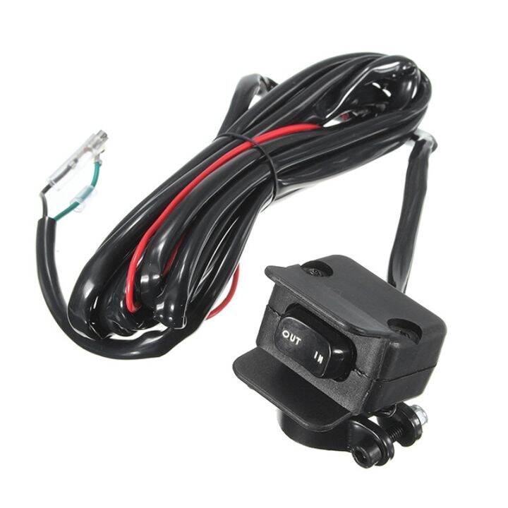รถจักรยานยนต์ Atv/utv Winch Rocker Switch Handlebar Control Line Warn