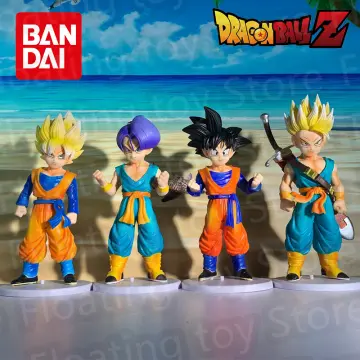 6 Pcs/Lot 8Cm Dragon Ball GT Figure Son Goku Super Saiyan 4 and Pan Model  Dolls
