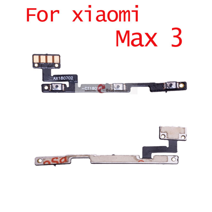 1ชิ้นกุญแจเปิด-ปิดใหม่และสายเคเบิ้ลยืดหยุ่นสำหรับปุ่มปรับระดับเสียงด้านข้าง-xiaomi-max-mi-max-2-max-3ชิ้นส่วนอะไหล่-lpx3762ซ่อม