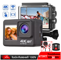 Nanotech Actionกล้อง4K 60FPS 24MP 2.0 Touch LCD EIS แบบ WiFi เว็บแคมกันน้ำกีฬาหมวกนิรภัยVideo Cam go Sport Pro