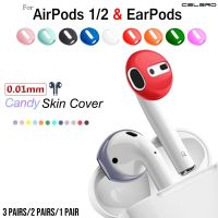 For Airpods 1 2 Earpods Cover Silicone Protector Skin Case For Apple Headphone Xiaomi Air2s Huawei Freebud Earbud Earpad Tip Cap Wireless Earbuds Acce