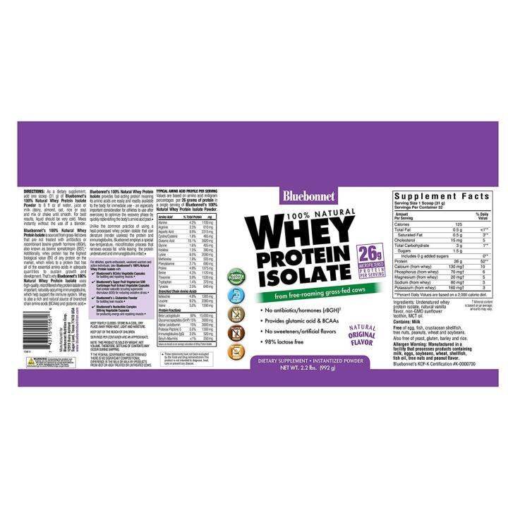 [PREORDER] NUTRITION 100 NATURAL WHEY PROTEIN ISOLATE
