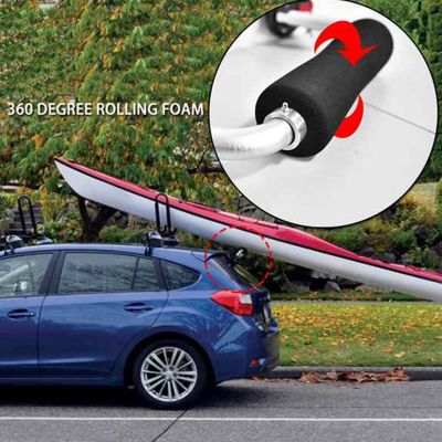 Kayak Roller Kayak Load Assist Roller Stand with Suction Cup Suction Cup Roof Roller Loader for Car SUV