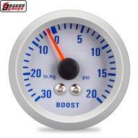 Dragon 52mm Auto Car Turbo Boost 0-20 PSI And -30-0 In.Hg Vacuum Clock Gauge Turbin Blue Backlight Mete Free Shipping