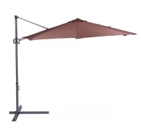 L-shaped parasol SPRING brown