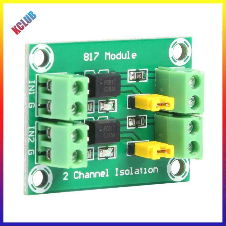 pc817ทาง-optocoupler-2ทางบอร์ดแบบแยกสัญญาณออกจากกันโมดูลการแปลงแรงดันไฟฟ้าไดรเวอร์