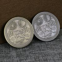 【CC】✢☜  REPLICA All Seeing Or Death Usa  Yes/No Gothic Ouija Prediction Decision Commemorative Coin