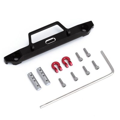 RC Crawler Car Front Bumper Front Bumper with Hook for 1/24 Axial SCX24 90081 Upgrade Parts