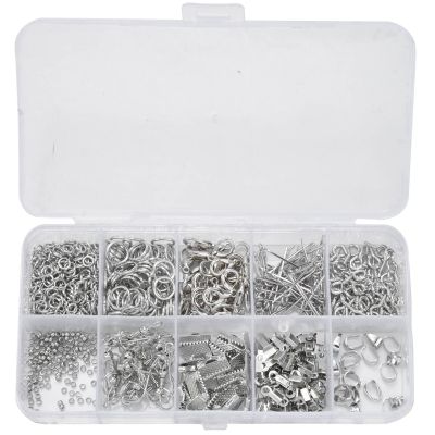Jewelry Findings Set Jewelry Making Kit Jewelry Findings Starter Kit Jewelry Beading Making And Repair Tools Kit Pliers Silver Beads Wire Starter Tool