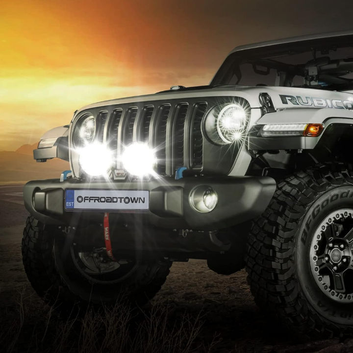 offroadtown-9inch-round-led-offroad-lights-osram-light-bar-super-bright-long-distance-driving-lights-bumper-lights-with-dt-connector-wiring-harness-kit-for-trucks-jeep-pickup-utv-atv-car-suv-9-inch