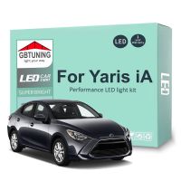 รถยนต์ Toyota Yaris ชุดหลอดไฟเสริมไฟเก๋ง LED 8ชิ้น IA Scion IA 2015 2017 2018ยานพาหนะลำตัวโคมไฟในบ้าน Canbus