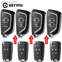 KEYYOU Modified For Chevrolet Cruze Epica Camaro For Opel Vauxhall For Buick Remote Flip Key Shell Case Fob 2/3/4/5 Buttons