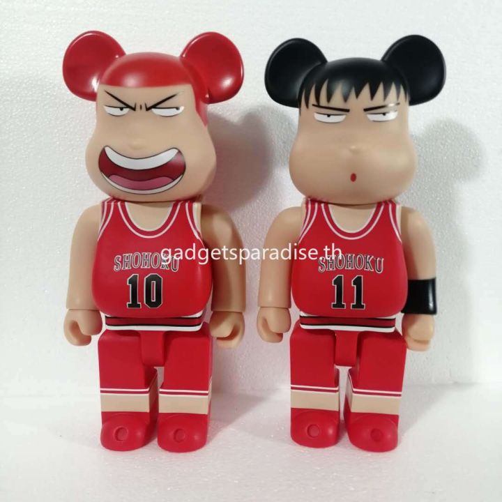 ฟิกเกอร์-bearbrick-400-slam-dunk-hanamichi-sakuragi-rukawa-kaede-bearbrick-28-ซม