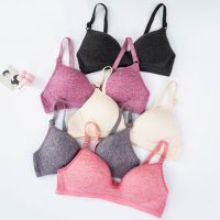 Clarissali Seamless Push Up Bralette Cotton Female Bras Backless Breathable Thin