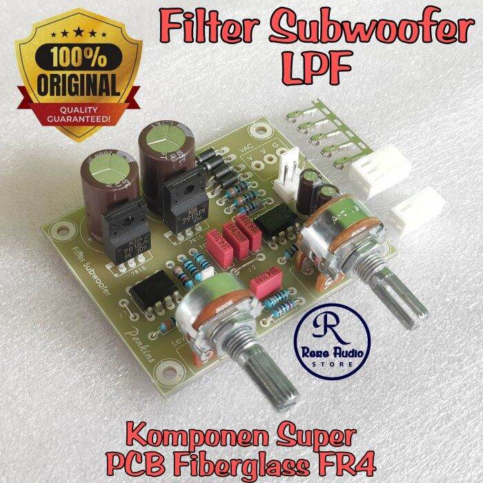 Filter Subwoofer LPF + Frekuensi Level Komponen Original Lazada Indonesia