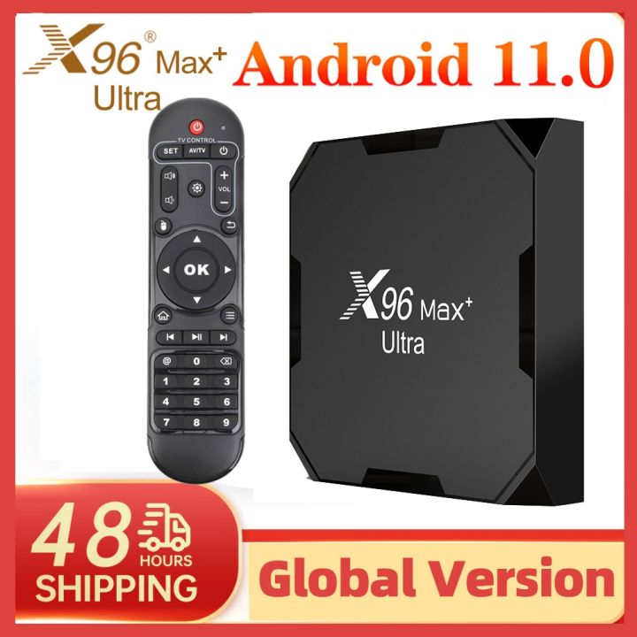 X96 Max Plus Ultra Amlogic S905X4 4GB 64GB Android 11 Smart TV Box X96 Max  Plus Ultra 8K Video Decoding Tvbox - China TV Box, Android TV Box
