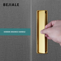 Embedded Hidden Bounce Handle ประตูบานเลื่อนมือจับประตูตู้ Closet Drawer Tatami Golden Cabinet Invisible Handle