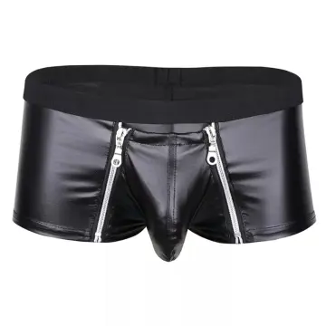 Men's Latex Boxer Briefs Latex Shorts Panties Transparent Latex Underwear  Wetlook Latex Boxer Underpants (S) Black : : Clothing, Shoes &  Accessories