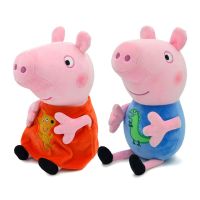 19 CM Genuine Peppa Pig Plush Pig Toys High Quality Hot Sale Soft Stuffed George Cartoon Animal Doll Childrens Birthday Gifts