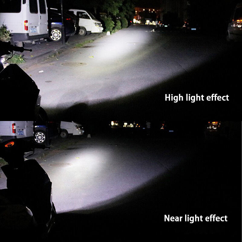 H4 P15D Lampu Motosikal 9V-85V Mentol Lampu Led Canbus Putih Warna Kuning Hi Lo Beam memandu Lampu Motor Aksesori Motosikal