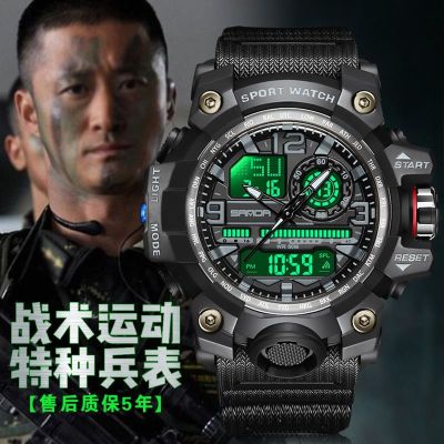 【July hot】 Top ten brand electronic watches mens black technology tritium multifunctional student watch 2022 new