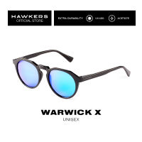 HAWKERS Diamond Clear Blue Black WARWICK X Sunglasses For Men And Women. UV400 Protection. Official Product Designed In SpaIn W18X01