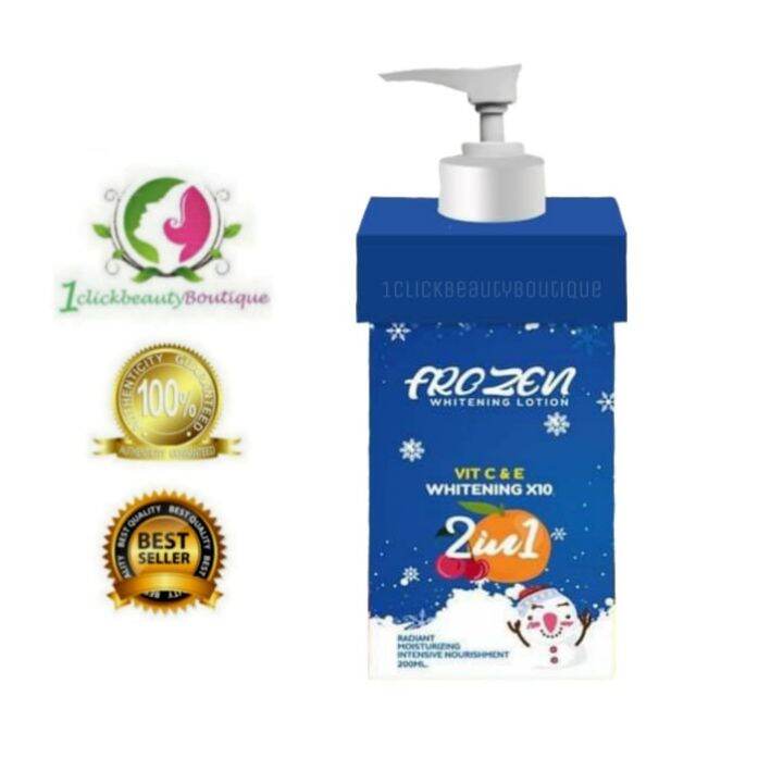 Frozen Collagen Whitening Lotion x10 200ml with Vitamin C and E (100 Authentic From Thailand