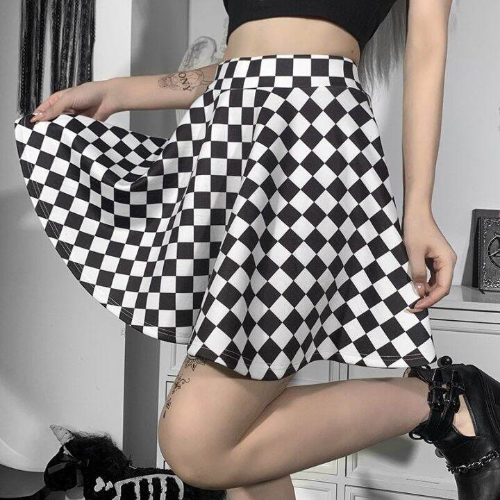 high-waist-over-skirt-in-summer-gothic-y2k-harajuku-dark-girl-contrast-plaid-stitching-skirt