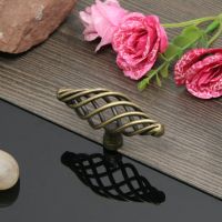 Birdcage Furniture Handles Striped Handle Drawer Door Knobs Jewelry Box Bronze Cabinet Pulls Cupboard Hardware Accessories