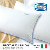 Simmons® รุ่น NeckCare 1 Pillow หมอนพ็อกเก็ตคอย รุ่นเน็คแคร์ 1 ระดับความนุ่ม : นุ่มมาก