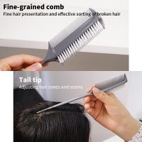 【CC】 Pin Tail Hair Color Dye Brushes Angled Tint Brushe With Integrated Comb Applicator Root Up