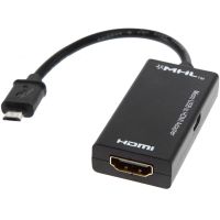 USB to HDMI MHL Micro USB Male to HDMI Female Vedio Cable Connection Adapter Connector for Samsung HTC XiaoMi GK99 Adapters