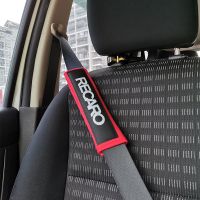 [HOT HOT SHXIUIUOIKLO 113] VEHICAR 2ชิ้น/คู่ RECARO สไตล์ผ้าฝ้ายรถความปลอดภัยเข็มขัดนิรภัยปกไดร์เวอร์ไหล่ป้องกันอุปกรณ์รถยนต์สากล