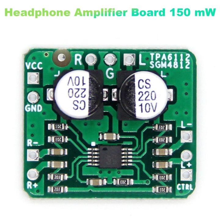 Headphone Amplifier Board 150 MW Audio Differential Balanced TPA6112