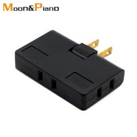 ❡◈✴ 1 Pc High Quality White Black Travel Universal Charger Plug US USA Japan Canada Socket One In Three Converter AC Power Adapter