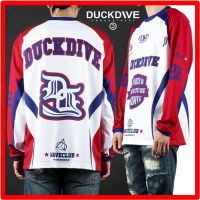 DUCKDIVE | ยูนิเซ็กส์สไตล์ตามท้องถนนเสื้อยืดปักโลโก้