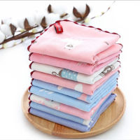 CCC ผ้าเช็ดหน้าเด็ก ผ้าซับน้ำลาย 100% Cotton 6 Layers Baby Handkerchief