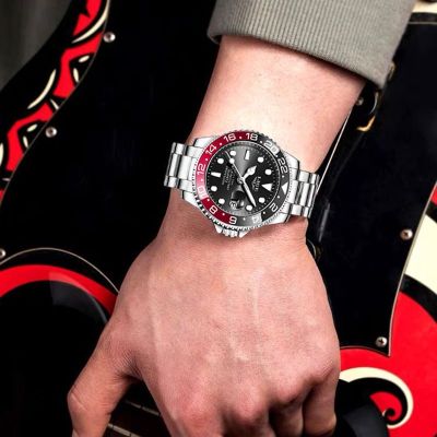 ：“{—— LIGE Military Mens Watch Stainless Steel Band Date Mens Business Male Watches Waterproof Luxuries Men Wrist Watches For Men