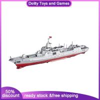 Dolity 1/1000ปริศนาเรือบรรทุกเครื่องบินโลหะ DIY ตัวต่อสำหรับเด็กเรือเด็กหญิงเด็กชาย