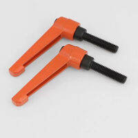 1pcs M4 M5 M6 M8 M10 M12 M16 Clamping Lever สีส้มปรับ Clamping Handle สกรู Bolt ล็อคด้ายชายลูกบิด-asdewrwerds