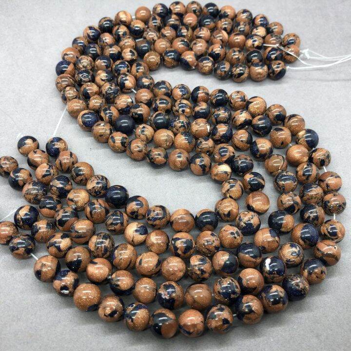 gold-and-blue-sand-stone-mixing-beads-natural-4-12mm-diy-for-celet-jewelry