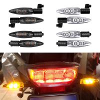 4PCS Motorcycle Turn Signal Indicator Light DC12V Motorbike 2LED Amber Constant Light for BMW F 650 GS (Twin) 2008-2012