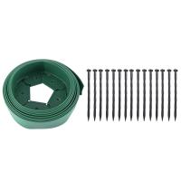 Gardening Grass and Stone Isolation Belt Garden Floor PE Plastic Fence Small Garden Green Isolation Belt 5M